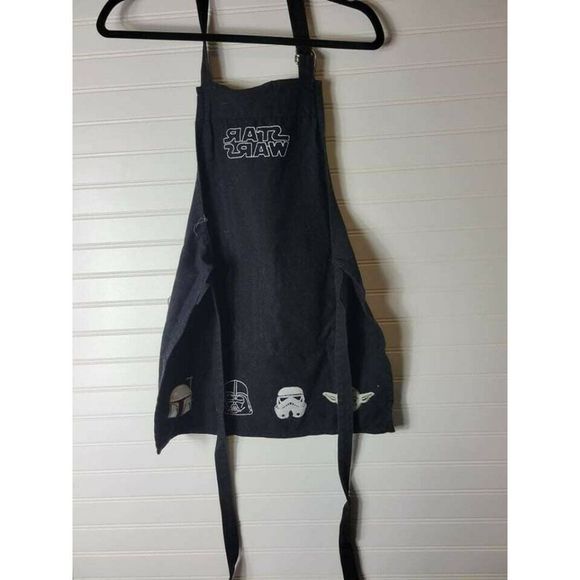 William Sonoma Star Wars With Characters Black Apron - Picture 5 of 5